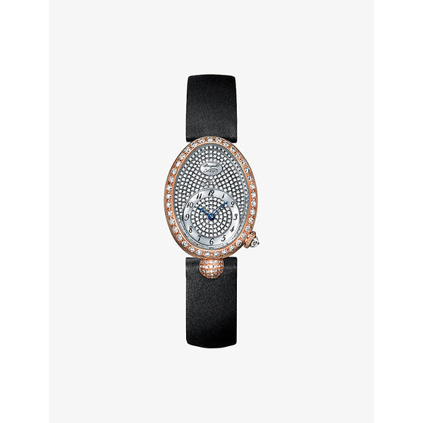 Breguet 8928BR8D844 DD0D Reine De Naples 18ct rose-gold and brilliant-cut diamond automatic watch