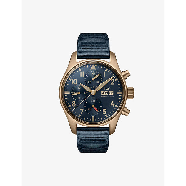 Iwc Schaffhausen IW388109 Pilot's Watch Chronograph bronze and textile automatic watch