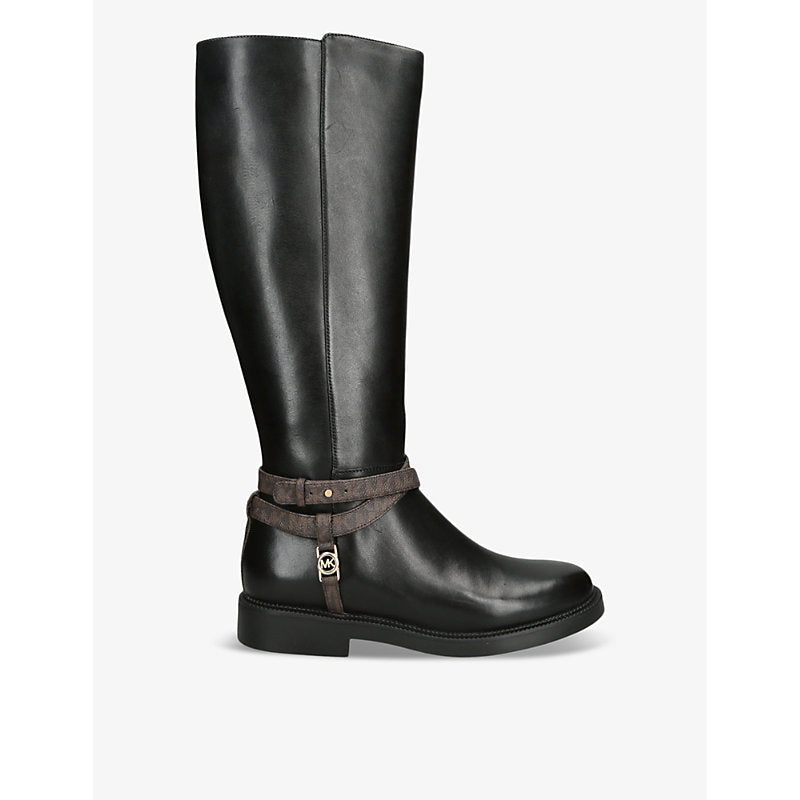 Michael Michael Kors Abigail low-heel leather knee-high boots