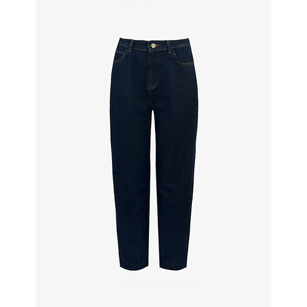 Ro&Zo Straight-leg high-rise denim jeans