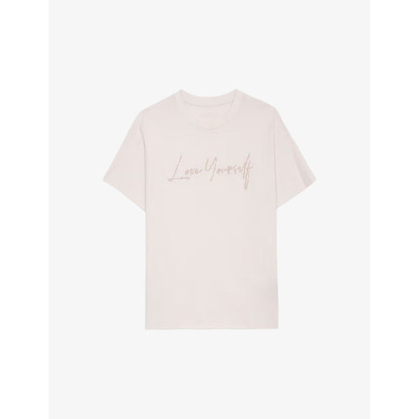 Zadig&Voltaire Tommer 'love yourself' organic-cotton T-shirt