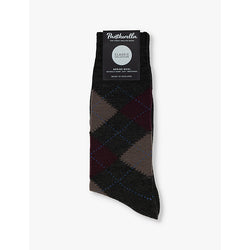  Pantherella Racton knitted wool-blend socks