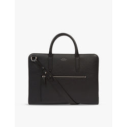 Smythson Ludlow Ultra-Slim grained-leather briefcase | Smythson