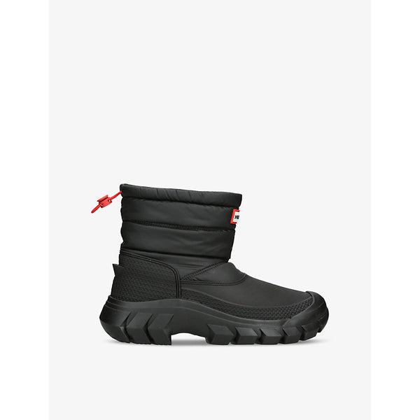 Hunter Interpid Short brand-patch recycled-nylon snow boots