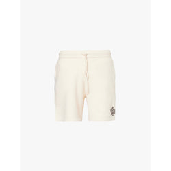  The Couture Club Fluffy-knit brand-pattern regular-fit knitted shorts