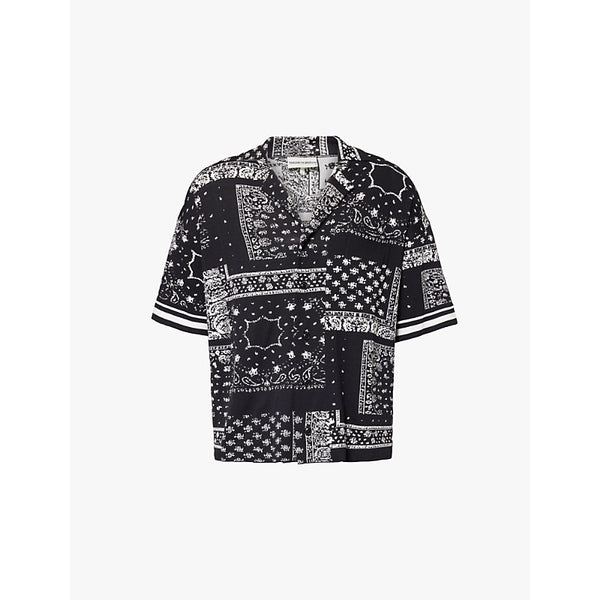  The Couture Club Paisley relaxed-fit knitted shirt