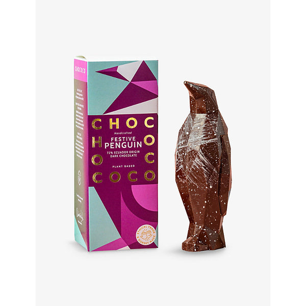 Chococo Festive Penguin 72% Ecuador dark chocolate 120g