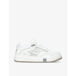  Represent RMX embossed-branding leather low-top trainers