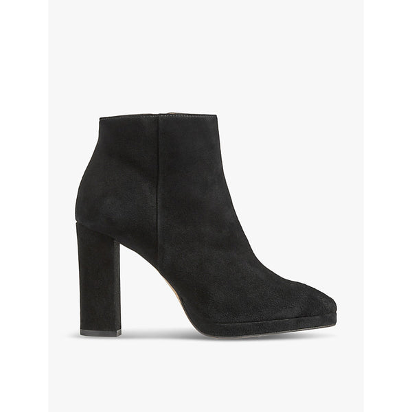 Lk Bennett Sibella platform suede ankle boots