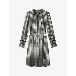 Lk Bennett Verity gingham-pattern woven mini dress | LK BENNETT