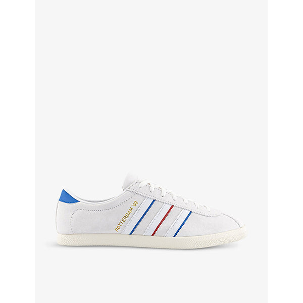  Adidas Rotterdam 00 brand-embroidered suede low-top trainers