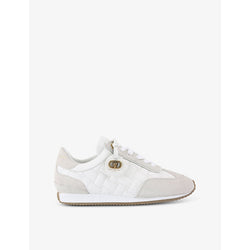 Kurt Geiger London Chelsea tag-detail faux-leather low-top&nbsp;trainers