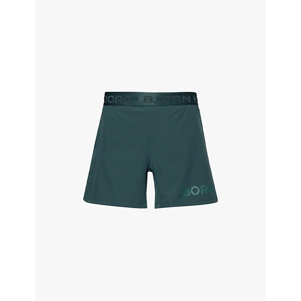  Bjorn Borg Logo-waistband stretch-recycled polyester shorts