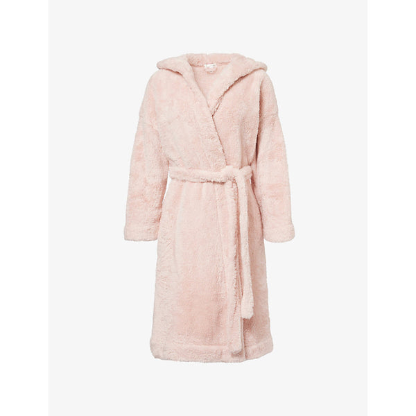 Skin Wyleen Hooded Plush Fleece Dressing Gown