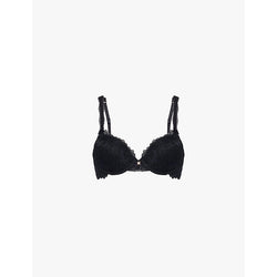  Savage X Fenty Romantic padded demi-cup underwired lace bra