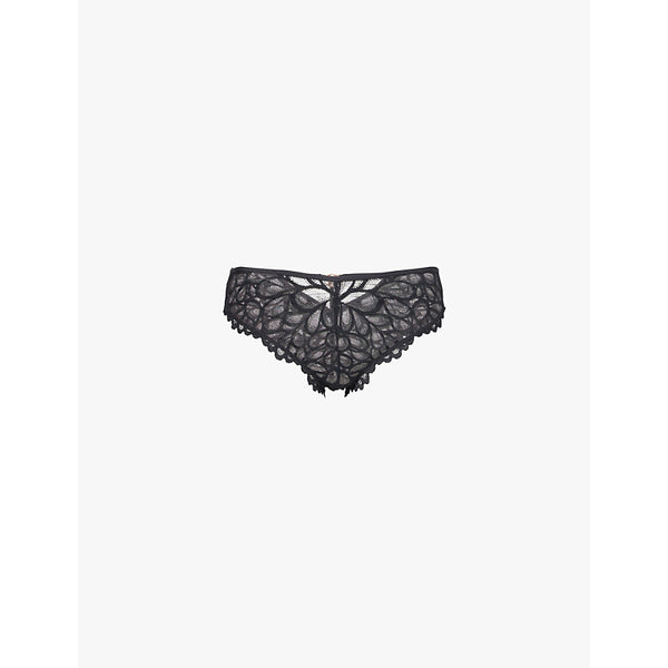  Savage X Fenty Not Sorry Lace Cheeky mid-rise stretch-lace briefs