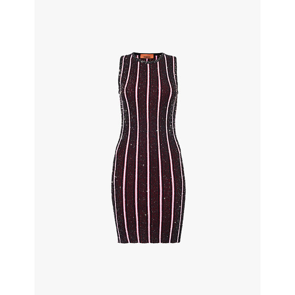 Missoni Slim-fit striped woven mini dress