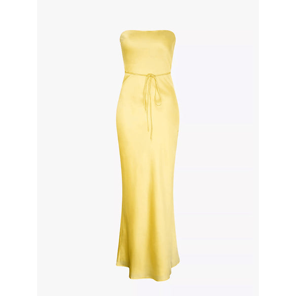 Omnes Amdra slim-fit strapless recycled-polyester maxi dress | OMNES