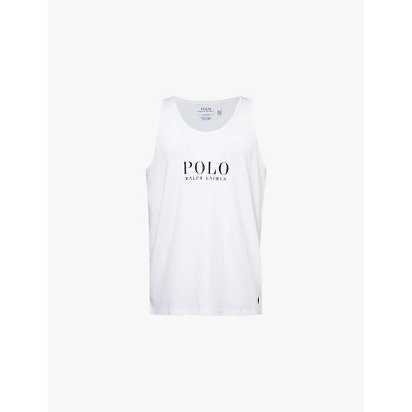  Polo Ralph Lauren Brand-print sleeveless lounge cotton-jersey T-shirt