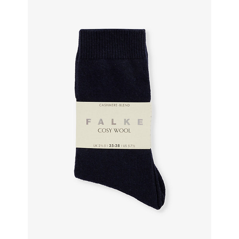  Falke Cosy Wool brand-print knit socks