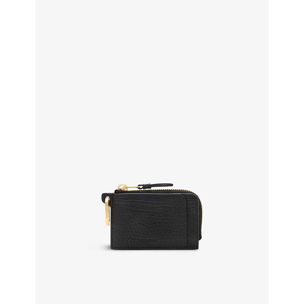 Allsaints Remy grained leather wallet