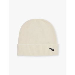 Womens Vivienne Westwood Embroidered-branded cashmere beanie