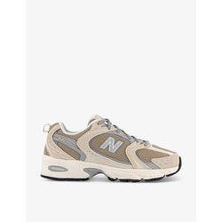 New Balance MR530 logo-embossed suede and mesh low-top trainers | New Balance