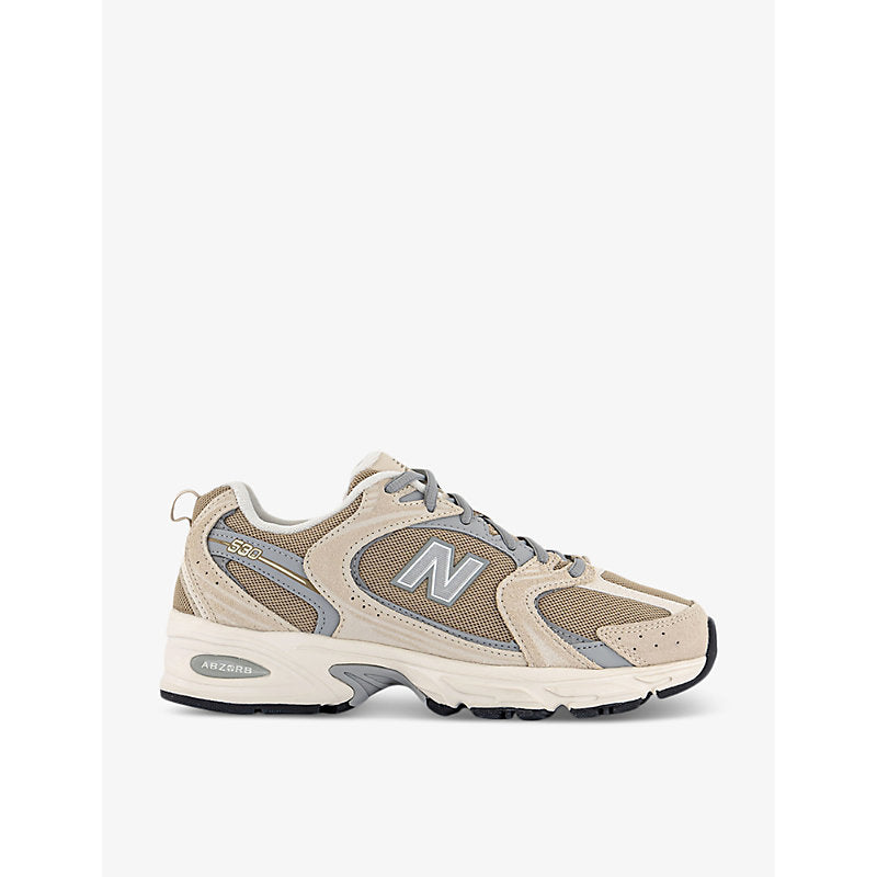 New Balance MR530 logo-embossed suede and mesh low-top trainers | New Balance