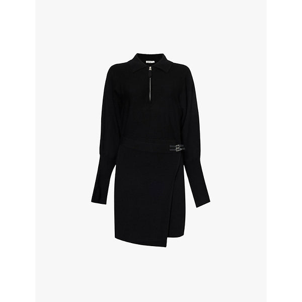 Simkhai Harvey collar wool mini dress | SIMKHAI