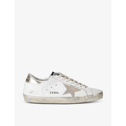 Golden Goose Super-Star logo-embellished leather low-top trainers