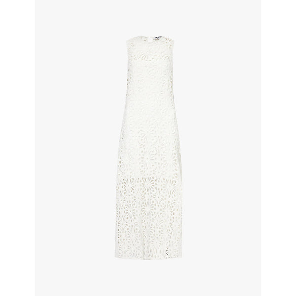 Amy Lynn Sorrento crochet-pattern cotton maxi dress