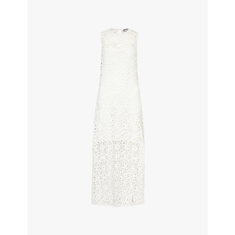 Amy Lynn Sorrento crochet-pattern cotton maxi dress | AMY LYNN