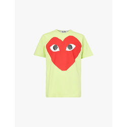  Comme Des Garcons Play Big Red Heart cotton-jersey T-shirt