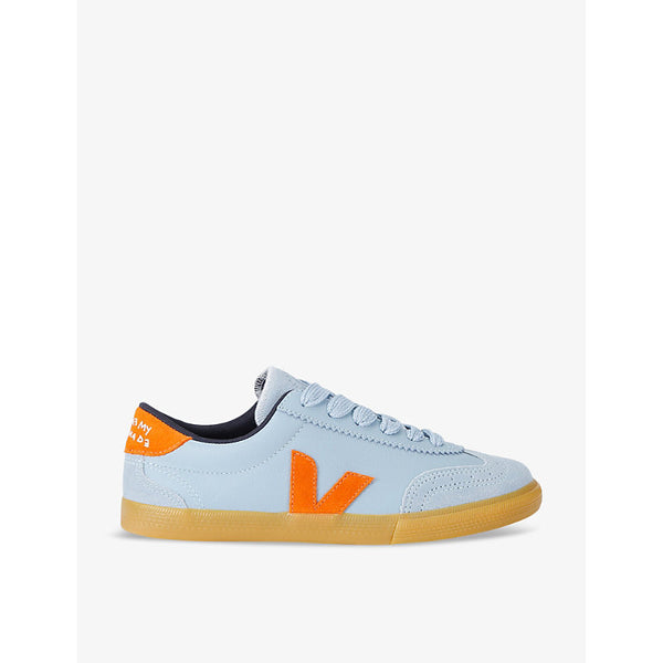 Veja Volley logo-embellished suede low-top trainers | Veja