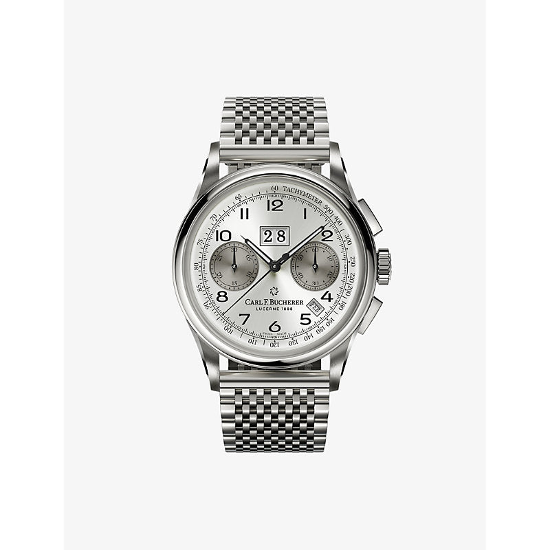 Carl F Bucherer 00.10803.08.12.23 Heritage BiCompax Annual stainless-steel automatic watch