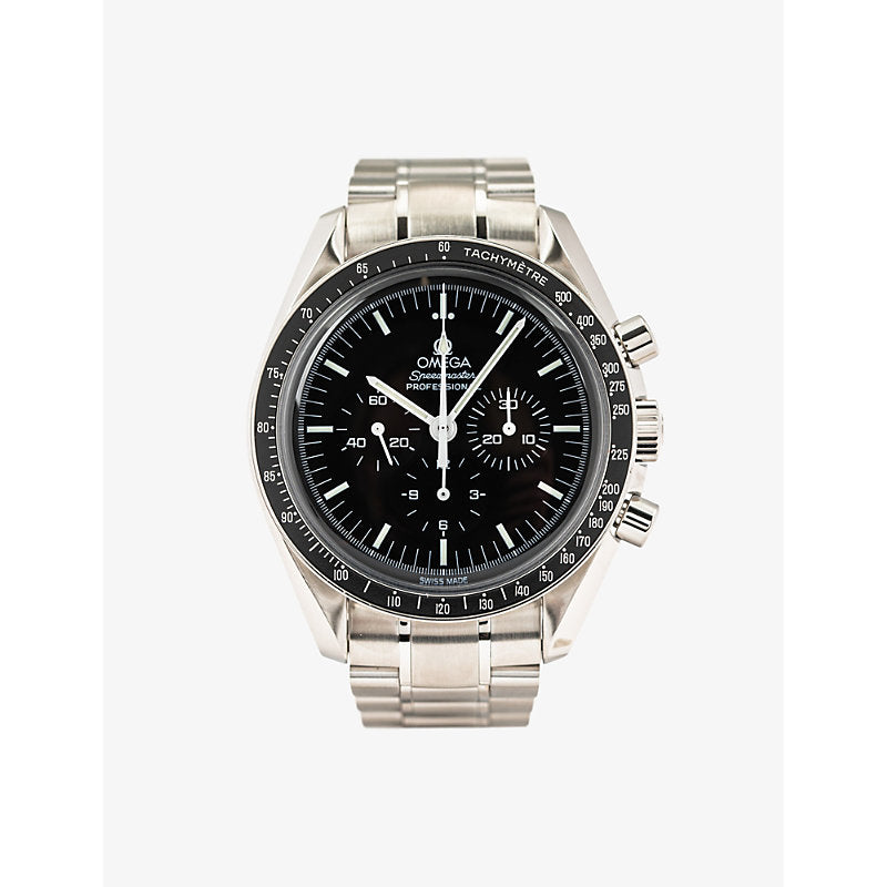 Bucherer Certified Pre Owned Pre-loved Chronograph Speedmaster stainless-steel automatic watch