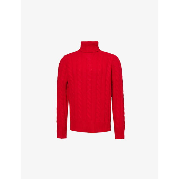 Polo Ralph Lauren Polo Sport turtleneck relaxed-fit wool and cashmere-blend jumper