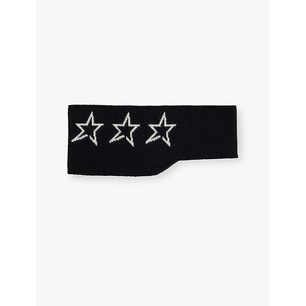 Perfect Moment Star-print knitted wool headband