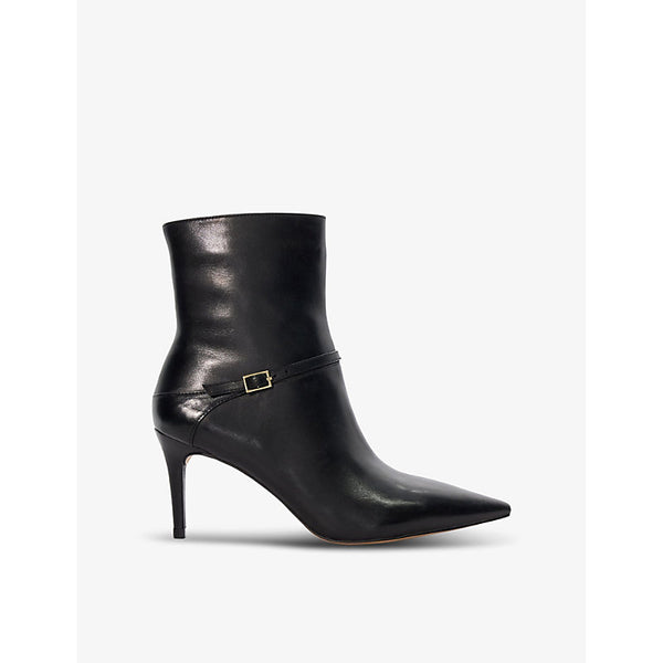 Dune Olene buckled leather heeled ankle boots | Dune