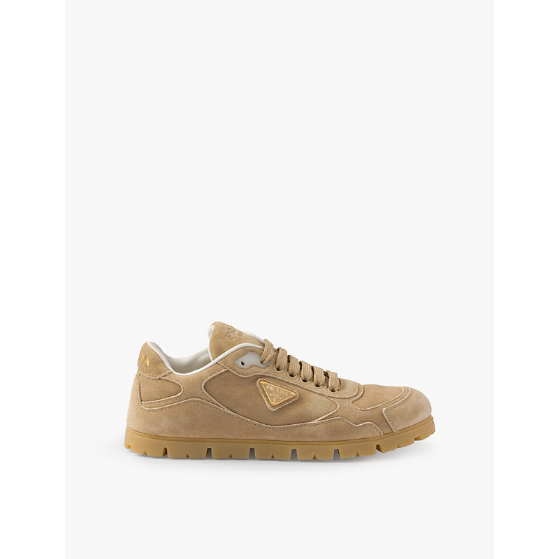 Prada Trail suede low-top trainers