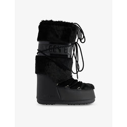 Moon Boot Icon lace-front faux-fur snow boots | Moon Boot