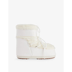 Moon Boot Icon Low faux-fur and leather snow boots | Moon Boot