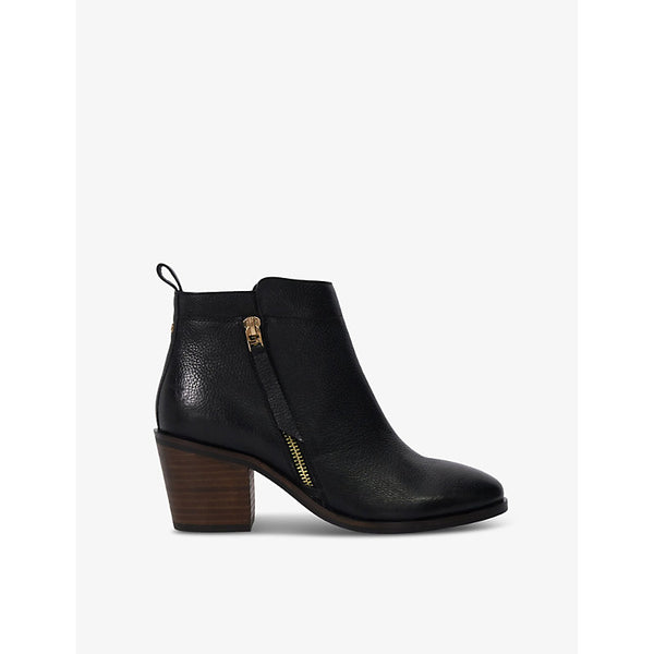 Dune Paicing pointed-toe leather heeled ankle boots