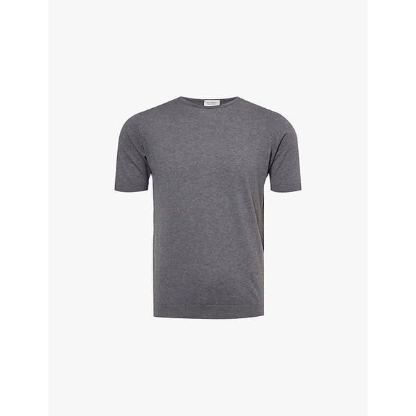  John Smedley Belden short-sleeve cotton knitted T-shirt