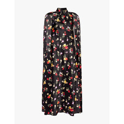 Rodarte Tulip cape silk maxi dress | RODARTE