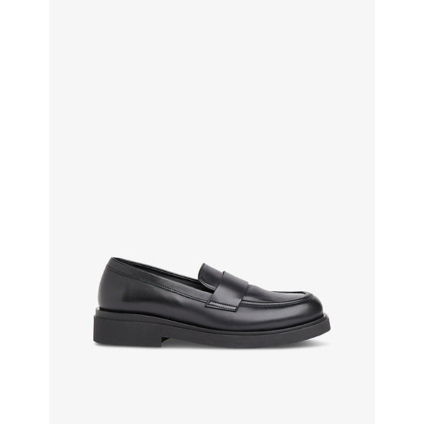 Whistles Ames chunky slip-on leather loafers