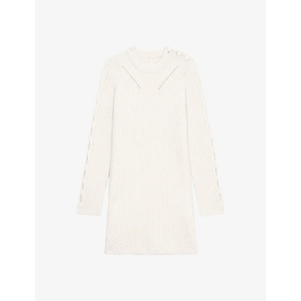 Zadig&Voltaire Alky knitted wool mini dress