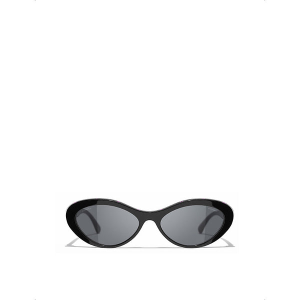 Chanel CH5416 oval-frame acetate sunglasses