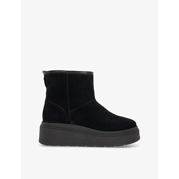 Dune Podsey shearling-lined suede ankle boots