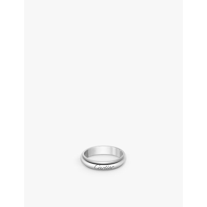 C de Cartier platinum ring